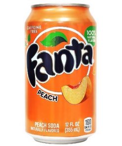 Fanta Peach plechovka 355 ml