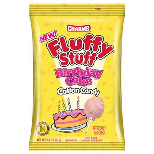 Charms Fluffy Stuff Birthday Cake Cotton Candy 60 g