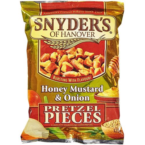 Snyders Pieces Honey Mustard & Onion 125 g