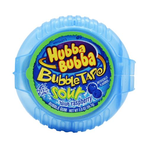 Hubba Bubba Sour Blue Raspberry Bubble Tape 56