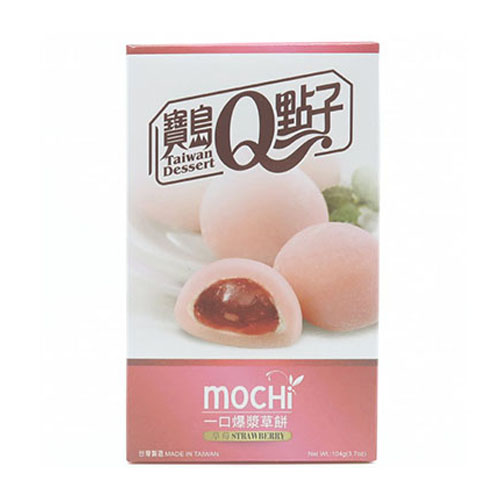 Q Brand Mochi Strawberry 104 g
