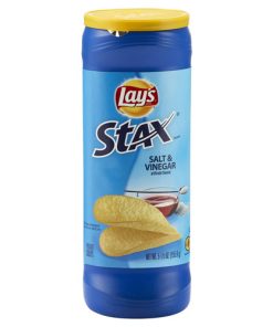 Lays Stax Salt Vinegar Chips 156 g