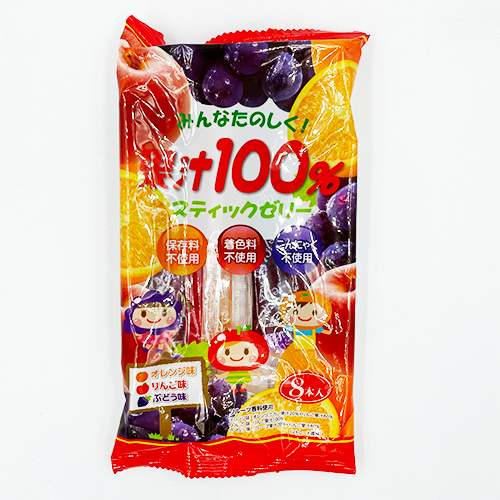 100% Fruit Jelly Sticks 130 g