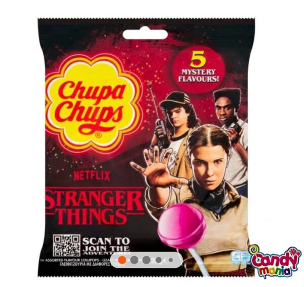 Chupa Chups Lollipop Stranger Things SideDown 120g - Candymania.sk